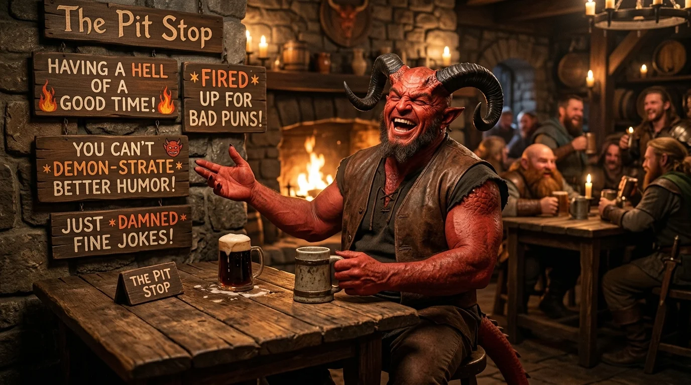 Cute Demon Puns