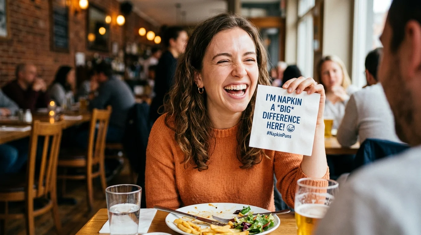 Cute Napkin Puns