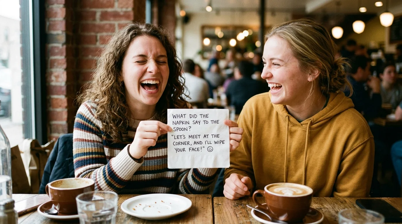 Dinner Table Napkin Puns