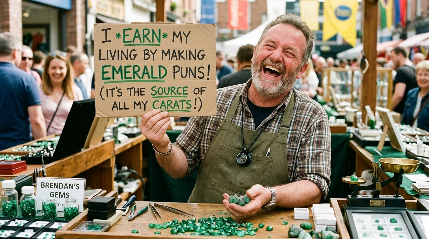 Emerald Instagram Caption Puns