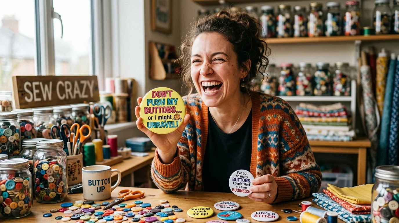 Everyday Button Puns