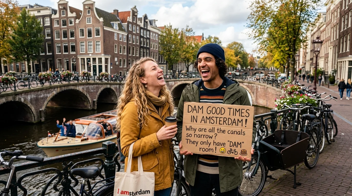 Funny Amsterdam One-Liners