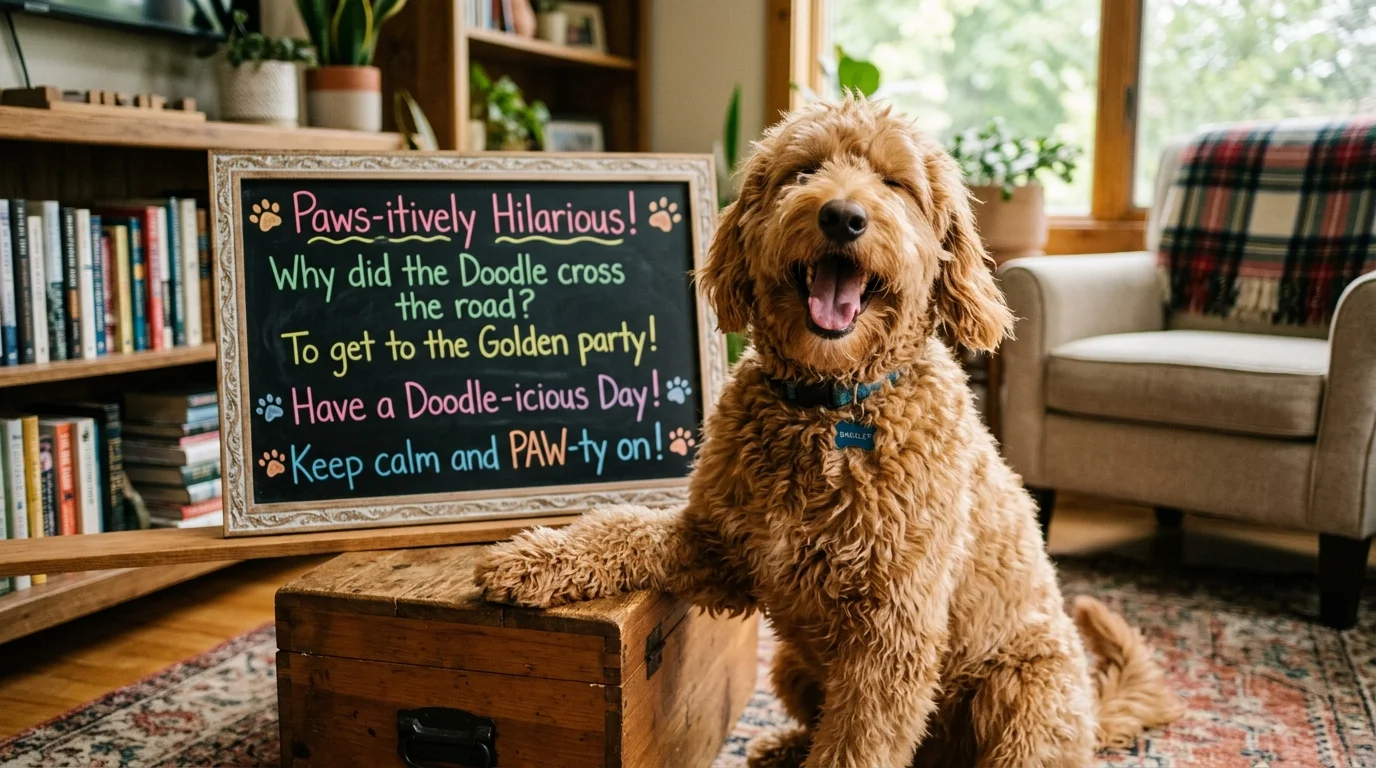Funny Goldendoodle Puns