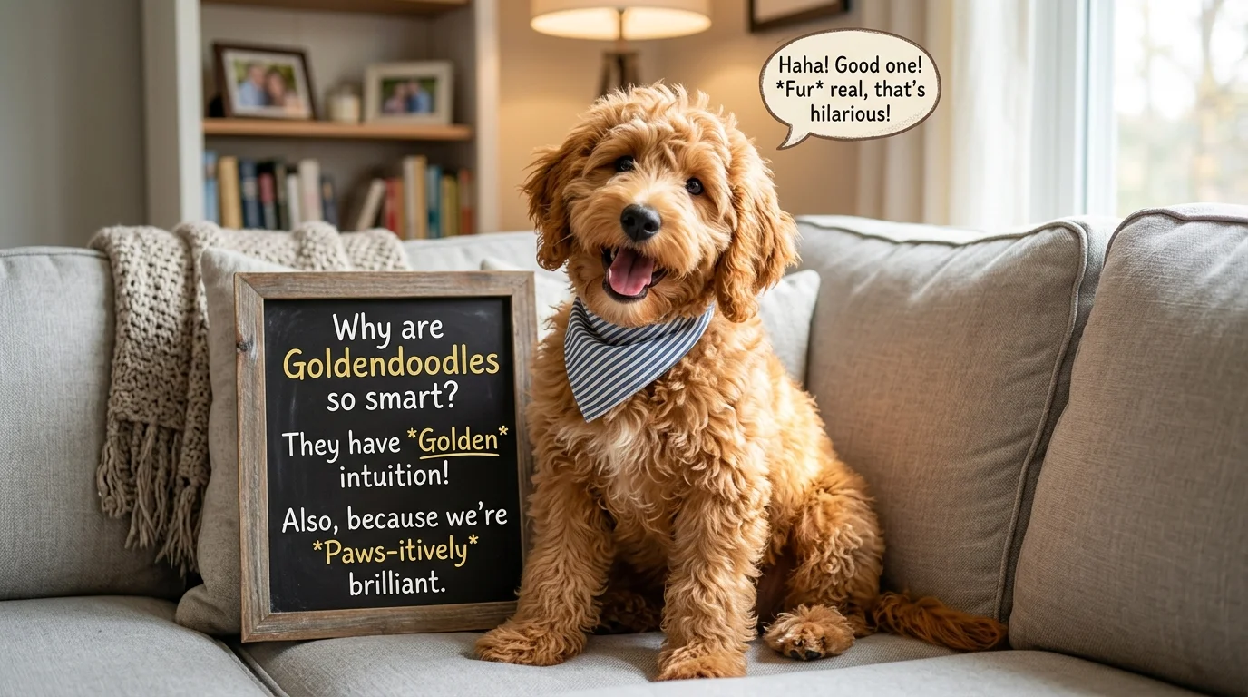 Goldendoodle Instagram Caption Puns