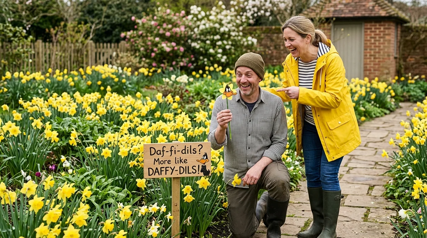 Romantic Daffodil Puns