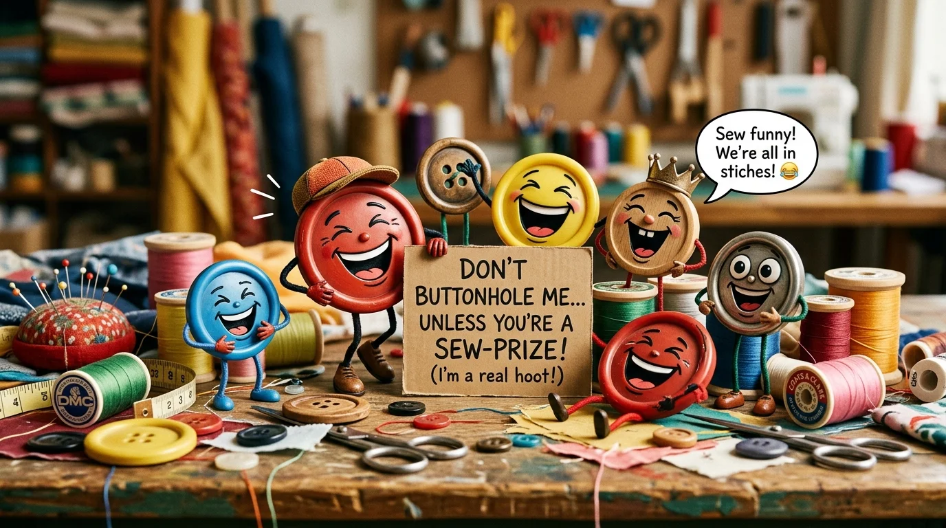 Shirt Button Puns