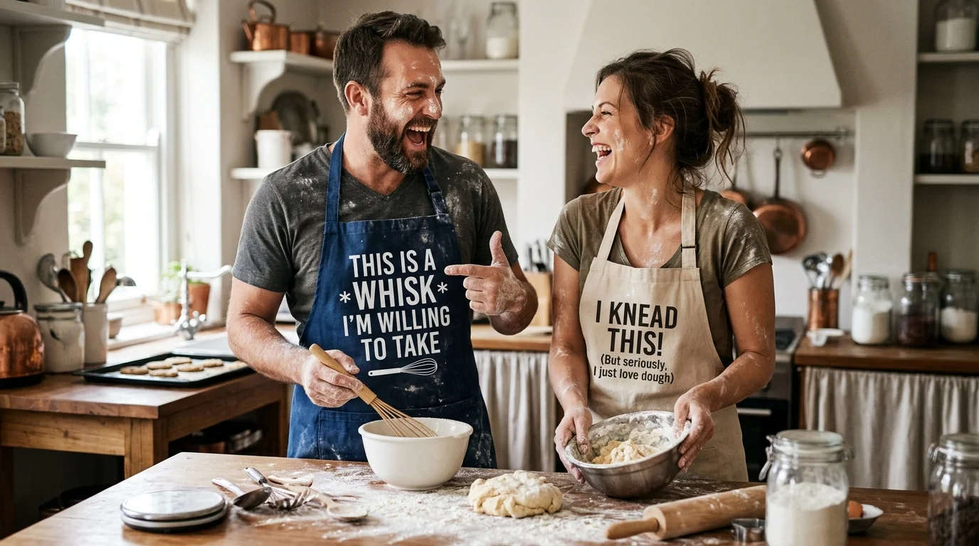 Sweet Treat Apron Puns