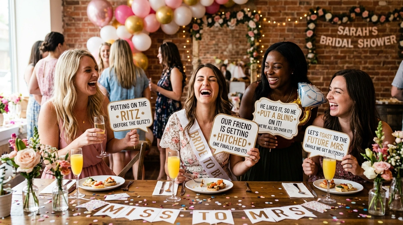 Bridal Shower Invitation Puns