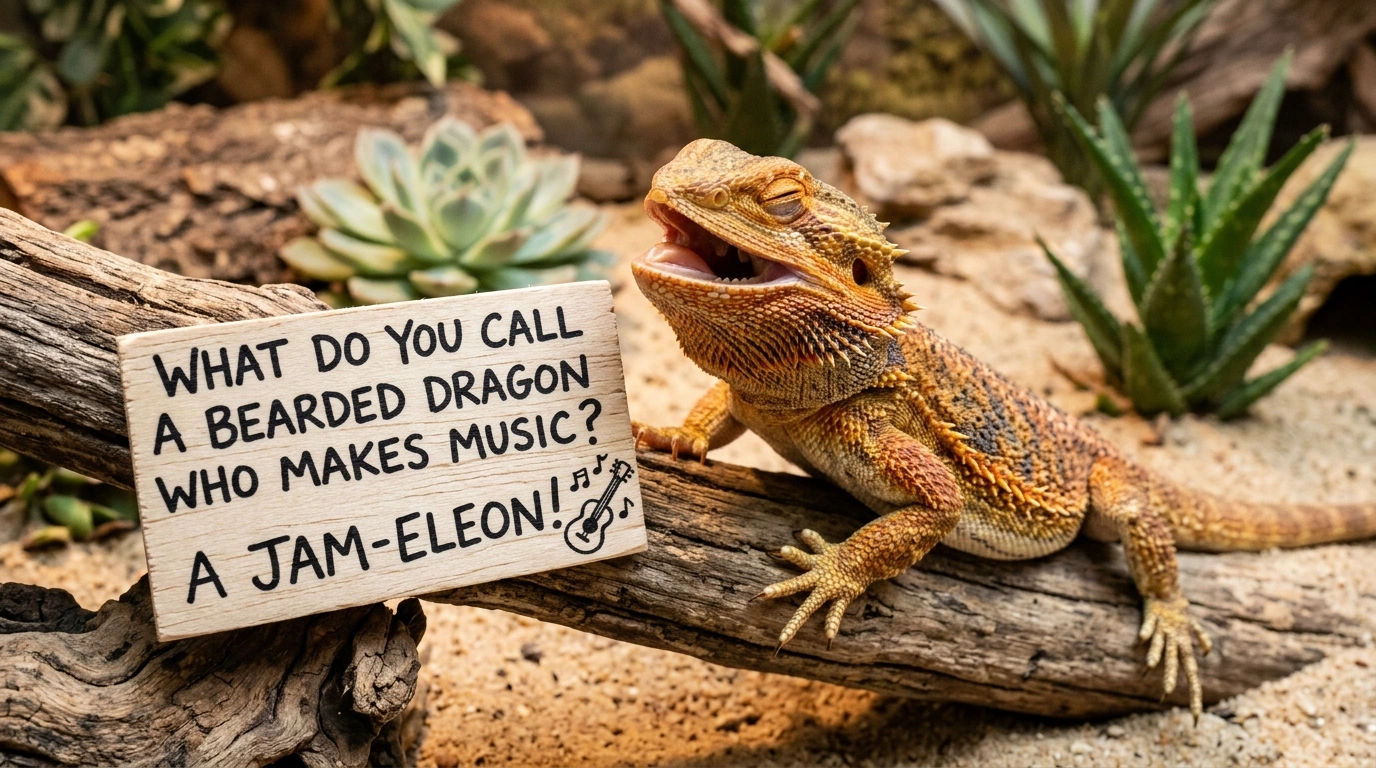Cute Bearded Dragon Puns