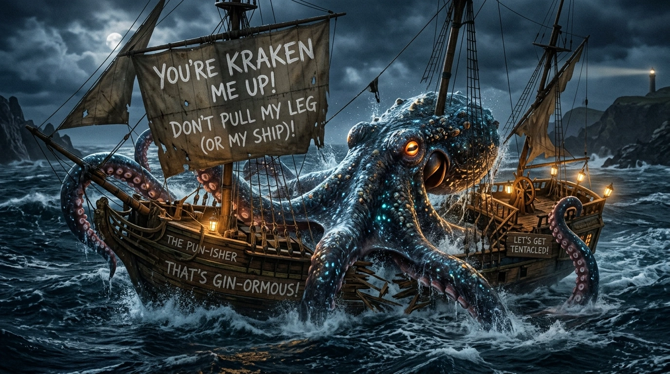 Dad Kraken Puns