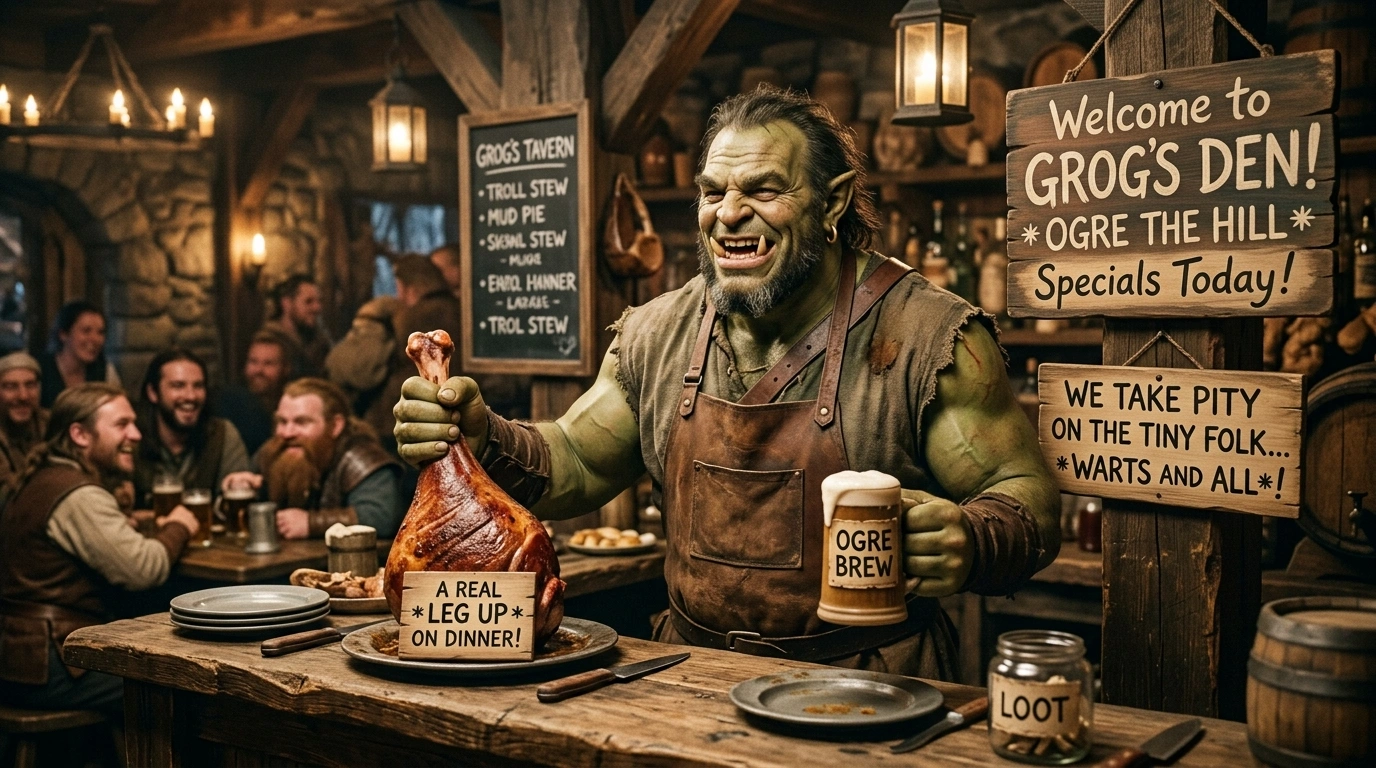 Friendly Ogre Puns
