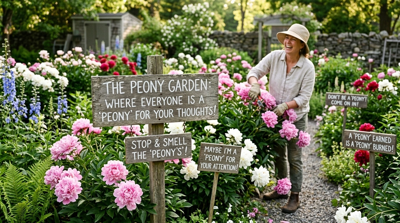 Peony Puns About Spring