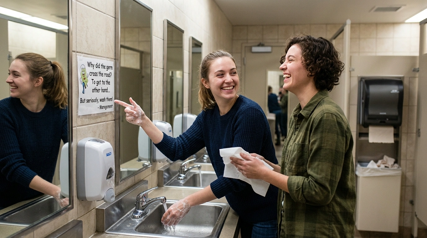 Scrubbing Jokes About Washing Your Hands