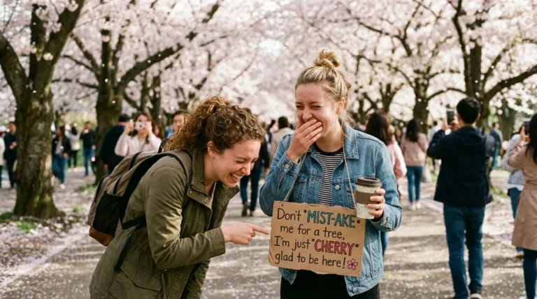 cherry blossom puns