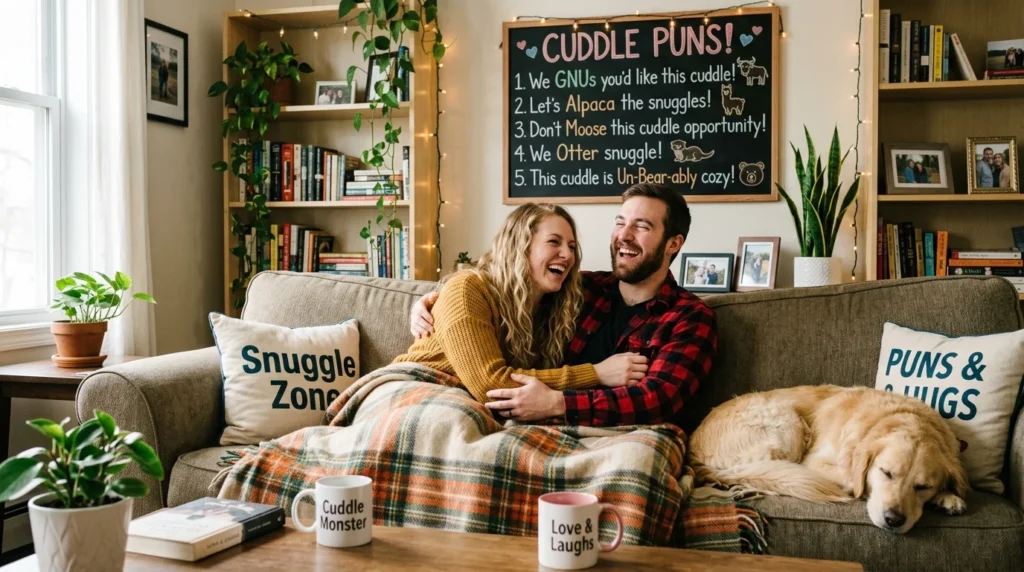 cuddle puns