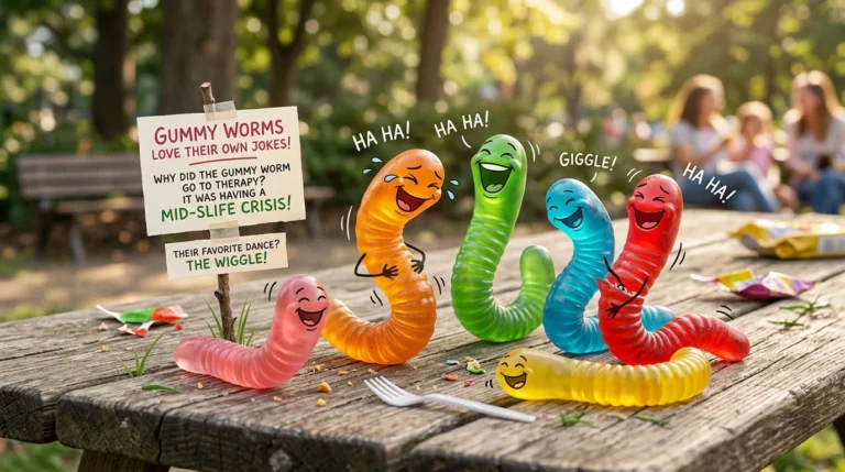 gummy worm puns