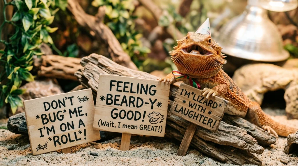Bearded Dragon Puns