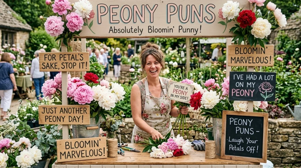 peony puns